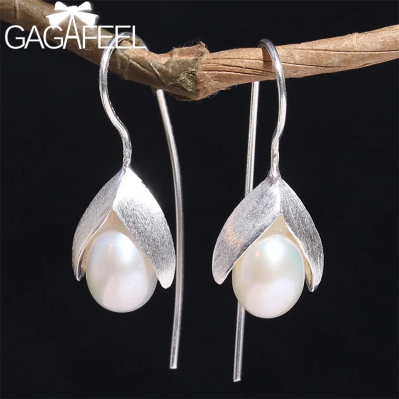 GAGAFEEL Elegant Leaves Leaf Earrings 925 Sterling Silver Drop Earrings Natural Pearl Women Jewelry Valentine's Day Gifts
GAGAFEEL Elegant Leaves Leaf Earrings 925 Sterling Silver Drop Earrings Natural Pearl Women Jewelry Valentine's Day Gifts