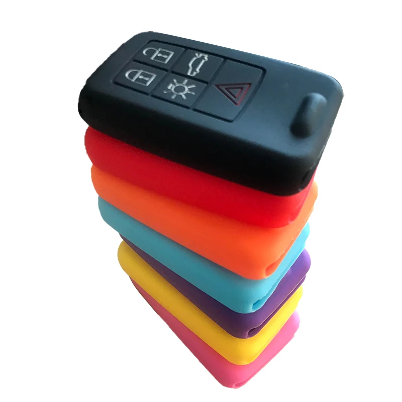 Silicone Rubber Car Key Cover Protect Case Skin Holder For VOLVO V40 S80 XC60 S60L V60 XC90 V70 S40 5 Button Key Shell
Silicone Rubber Car Key Cover Protect Case Skin Holder For VOLVO V40 S80 XC60 S60L V60 XC90 V70 S40 5 Button Key Shell