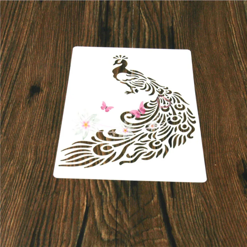 1PC beautiful peacock Shaped Reusable Stencil Airbrush Painting Art DIY Home Decor Scrap booking Album Crafts
1PC beautiful peacock Shaped Reusable Stencil Airbrush Painting Art DIY Home Decor Scrap booking Album Crafts