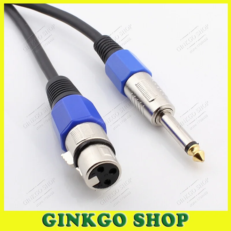 2pcs/lot 3P XLR Microphone Female Connectors to 6.5 Audio Male Cable Jack XLR Microphone Cable Sockect
2pcs/lot 3P XLR Microphone Female Connectors to 6.5 Audio Male Cable Jack XLR Microphone Cable Sockect