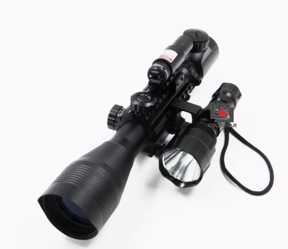 Hunting Compact C4-12x50EG air gun weapon scope with laser sight CREE LED flashlight all for hunting
Hunting Compact C4-12x50EG air gun weapon scope with laser sight CREE LED flashlight all for hunting