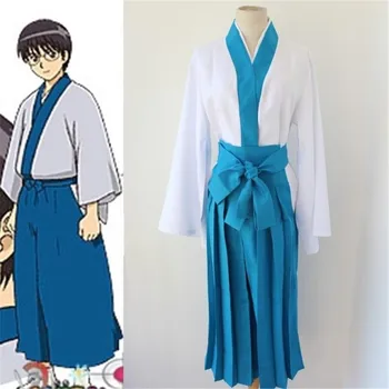 Gintama Silver Soul Shimura Shinpachi Kimono Cosplay Uniform Full Set Outfit Clothing Costume three-piece suit
Gintama Silver Soul Shimura Shinpachi Kimono Cosplay Uniform Full Set Outfit Clothing Costume three-piece suit