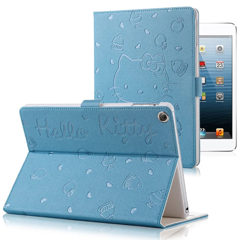 For iPad MiNi 4 case KT Stand PU Leather For Apple ipad MiNi 4 Case Tablet Cover New Cute Cartoon 3D Button Hello Kitty Case
For iPad MiNi 4 case KT Stand PU Leather For Apple ipad MiNi 4 Case Tablet Cover New Cute Cartoon 3D Button Hello Kitty Case