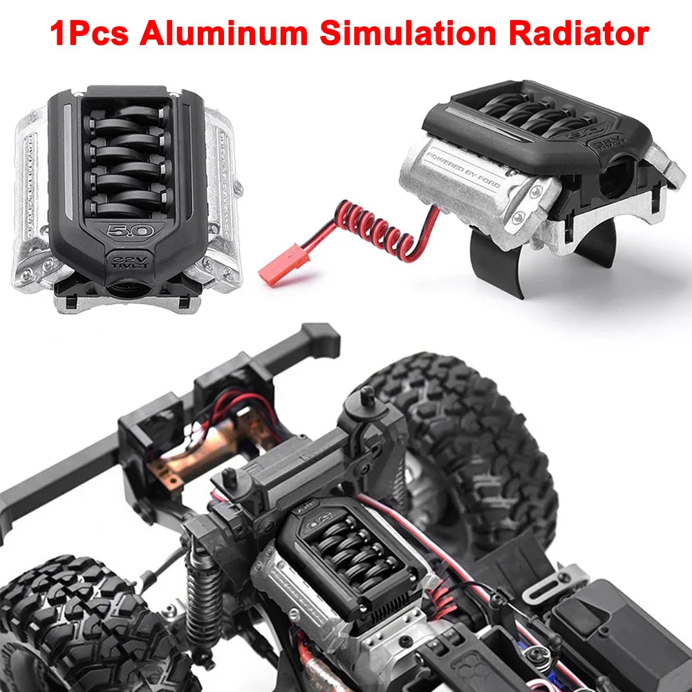 Aluminum Simulation Radiator GRC Motor Cooling Fan for 1/10 Traxxas TRX-4 Engine S7JN
Aluminum Simulation Radiator GRC Motor Cooling Fan for 1/10 Traxxas TRX-4 Engine S7JN
