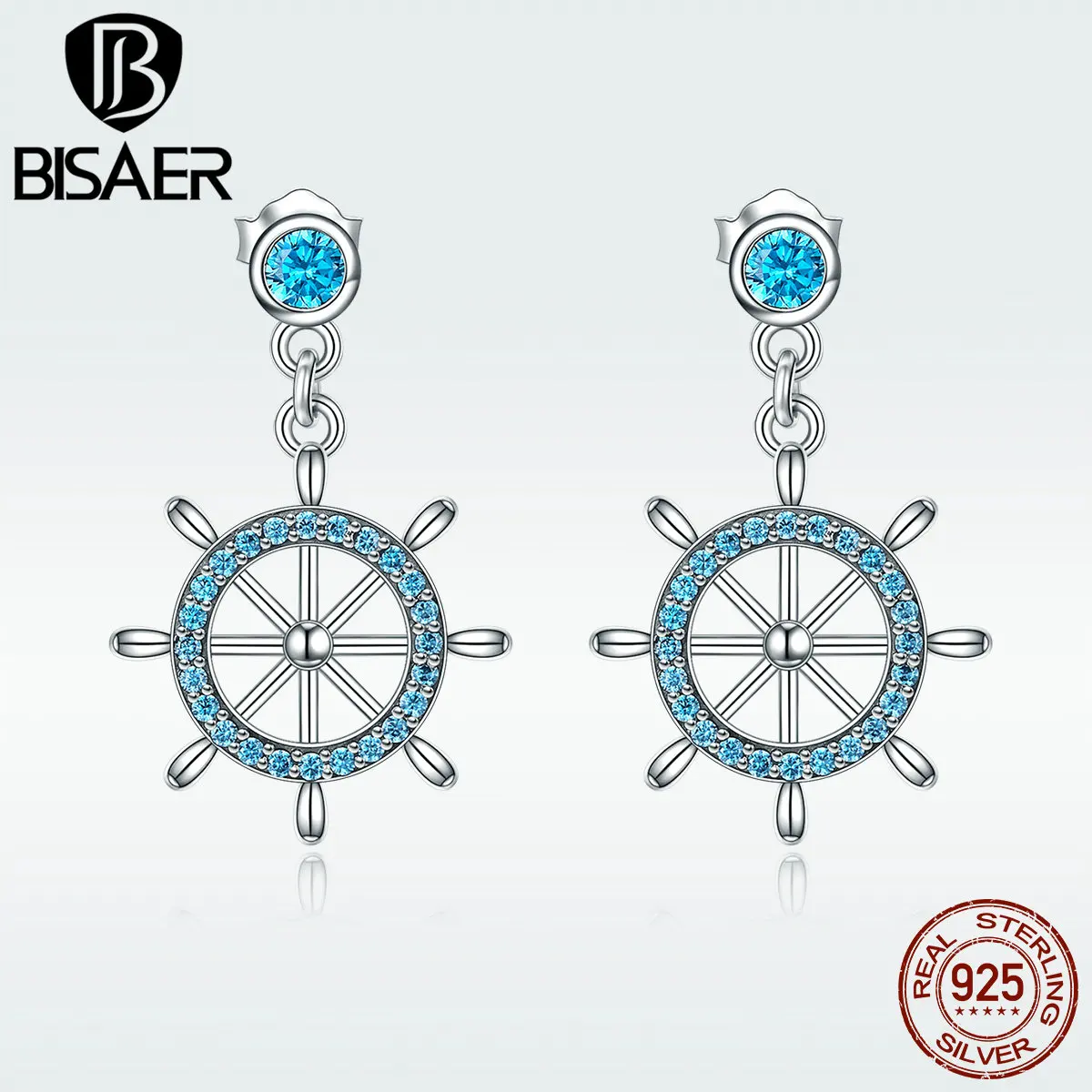 BISAER Fashion Sale 100% 925 Sterling Silver Stud Earrings for Women Sterling Silver Jewelry Bijoux GXE331 
BISAER Fashion Sale 100% 925 Sterling Silver Stud Earrings for Women Sterling Silver Jewelry Bijoux GXE331
