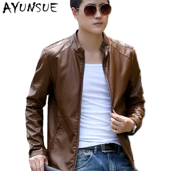 2020 Men Leather Jackets Male Faux Sheepskin Stand Collar Slim Casual PU Leather Jacket Plus Size M-5XL 4 Colors HJ213
2020 Men Leather Jackets Male Faux Sheepskin Stand Collar Slim Casual PU Leather Jacket Plus Size M-5XL 4 Colors HJ213