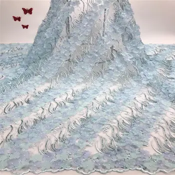 White 3D Beads Lace Fabric 2019 High Quality Mesh Embroidery Applique 3D Flower Tulle Nigerian Lace Fabrics For Bridal JX300a
White 3D Beads Lace Fabric 2019 High Quality Mesh Embroidery Applique 3D Flower Tulle Nigerian Lace Fabrics For Bridal JX300a
