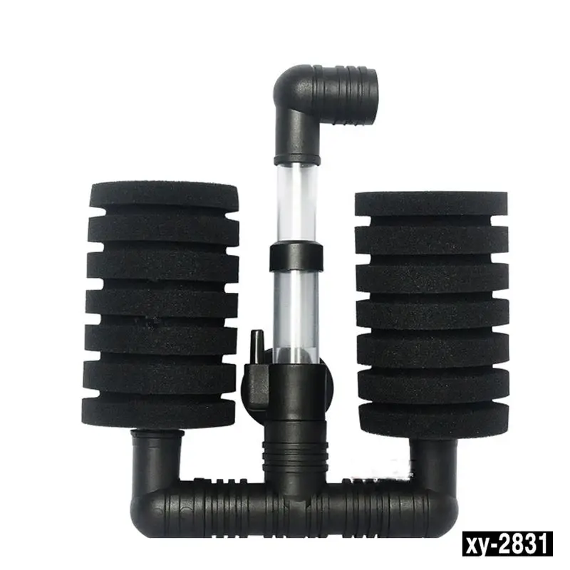 Double Head Aquarium Filter Utility Biochemical Sponge Pond Filter Tool Fish Tank Air Pump Skimmer Aquatic Breeding Pets Product
Double Head Aquarium Filter Utility Biochemical Sponge Pond Filter Tool Fish Tank Air Pump Skimmer Aquatic Breeding Pets Product
