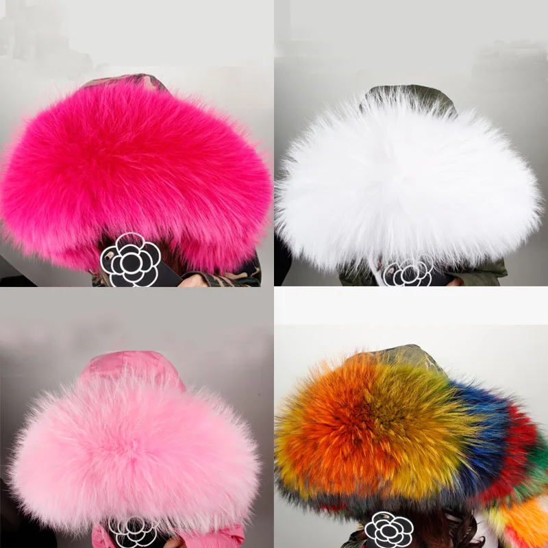 OFTBUY 2019 new winter women big genuine natural real fur collar large Raccoon Dog Fur Collar Thick Warm Fur Scarves
OFTBUY 2019 new winter women big genuine natural real fur collar large Raccoon Dog Fur Collar Thick Warm Fur Scarves