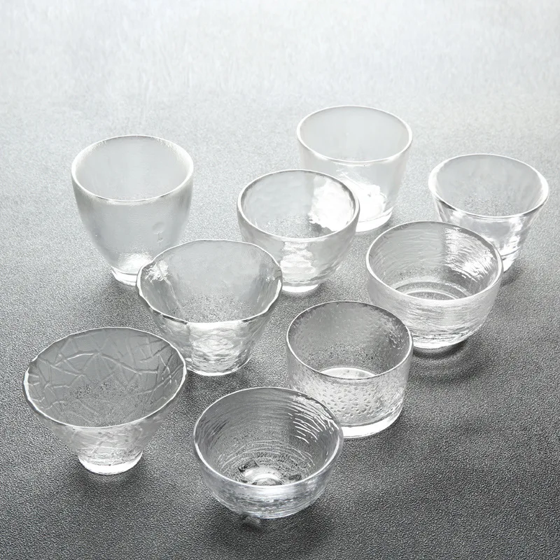 Japanese hammer glass, tea cup, crystal clear, heat resistant tea cup, kung fu tea set, personal tea cup wholesale.
Japanese hammer glass, tea cup, crystal clear, heat resistant tea cup, kung fu tea set, personal tea cup wholesale.
