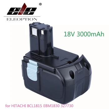 ELEOPTION 18V 3.0Ah 3000mAh Li-Ion Battery for HITACHI EBM1830 BCL1815 Cordless Drill Powr Tool EBM1830, 327730, 327731, BCL1815
ELEOPTION 18V 3.0Ah 3000mAh Li-Ion Battery for HITACHI EBM1830 BCL1815 Cordless Drill Powr Tool EBM1830, 327730, 327731, BCL1815
