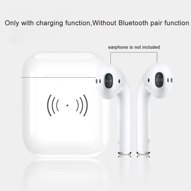 Wireless charging case for Airpods QI standard Airpods wireless charging receiver cover Compatible with any wireless charger
Wireless charging case for Airpods QI standard Airpods wireless charging receiver cover Compatible with any wireless charger