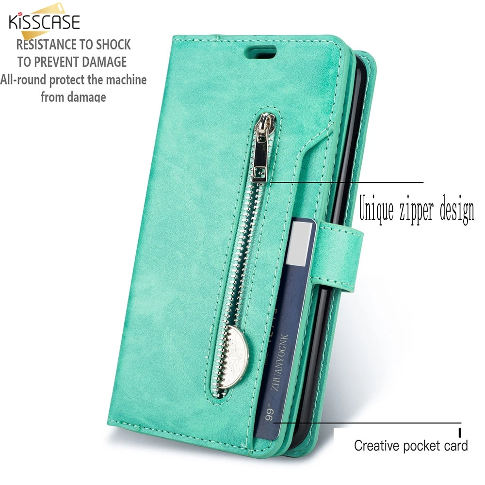 KISSCASE Luxury Wallet Flip Book PU Leather Phone Case For iPhone X XR XS Max 5 5S SE 6 6S 7 8 Plus Zipper Clear Back Shell Capa
KISSCASE Luxury Wallet Flip Book PU Leather Phone Case For iPhone X XR XS Max 5 5S SE 6 6S 7 8 Plus Zipper Clear Back Shell Capa