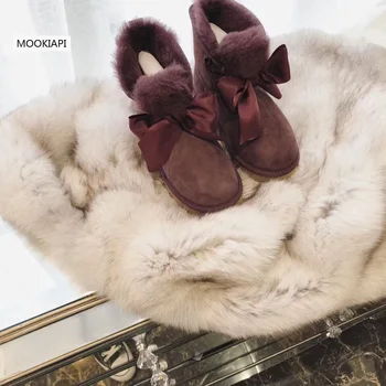 The most comfortable and warm snow boots in 2019, real sheepskin, 100% wool high quality women shoes 5 colors 
The most comfortable and warm snow boots in 2019, real sheepskin, 100% wool high quality women shoes 5 colors