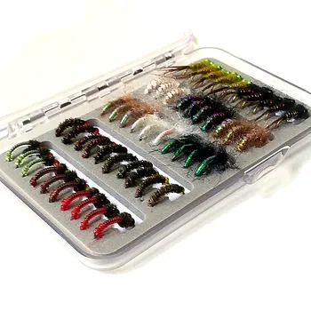 KKWEZVA 50pcs Nymph Fishing Lure fly Insects different Style Salmon Flies Trout Single Fly Fishing Lures Fishing Tackle
KKWEZVA 50pcs Nymph Fishing Lure fly Insects different Style Salmon Flies Trout Single Fly Fishing Lures Fishing Tackle