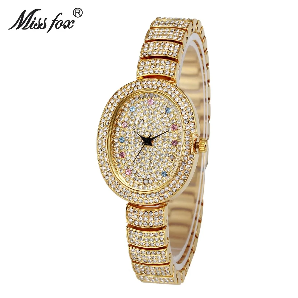MISS FOX Brand Luxury Gold Watch Women Quartz Watch Steel Bracelet Waterproof Diamond Clock Dress Women Watches Relogio Feminino
MISS FOX Brand Luxury Gold Watch Women Quartz Watch Steel Bracelet Waterproof Diamond Clock Dress Women Watches Relogio Feminino