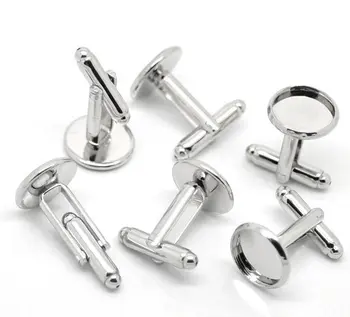 Free hipping!!!dull silver tone(not silver plated) Cabochon Setting Cuff Links 26x14mm(Fit 12mm)
Free hipping!!!dull silver tone(not silver plated) Cabochon Setting Cuff Links 26x14mm(Fit 12mm)