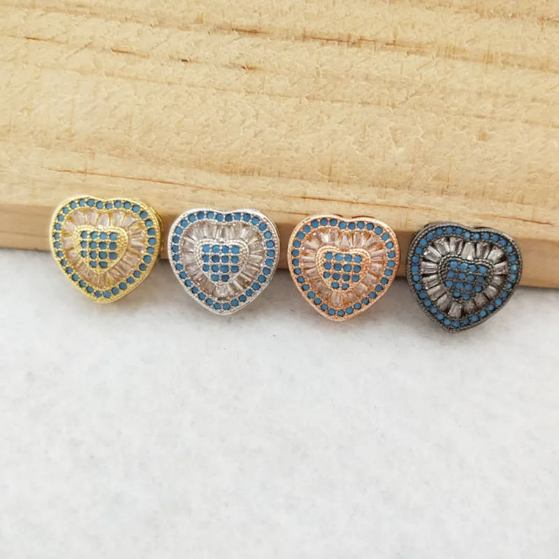 5 pcs CZ zircon Micro Pave heart shape Connector Double Bails Beads Charm for DIY Bracelet necklace women Jewelry Finding CT431
5 pcs CZ zircon Micro Pave heart shape Connector Double Bails Beads Charm for DIY Bracelet necklace women Jewelry Finding CT431