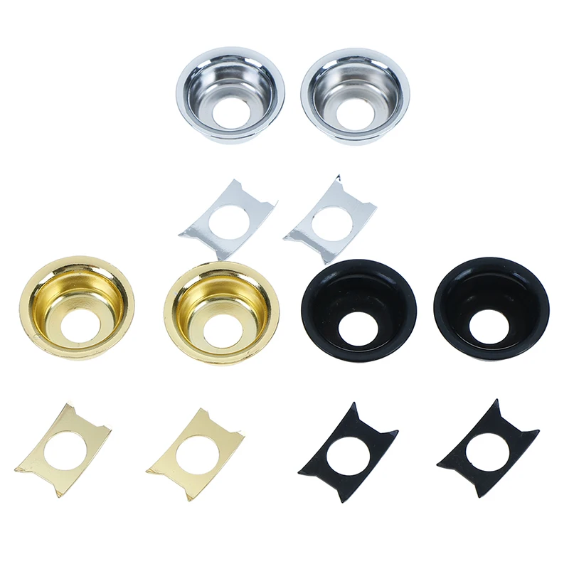 2PCS Round Cup Guitar Socket Tele Electric Guitar Parts Iron Round Cup Jack Plate Socket Cover Head Cap Retainer Clip
2PCS Round Cup Guitar Socket Tele Electric Guitar Parts Iron Round Cup Jack Plate Socket Cover Head Cap Retainer Clip
