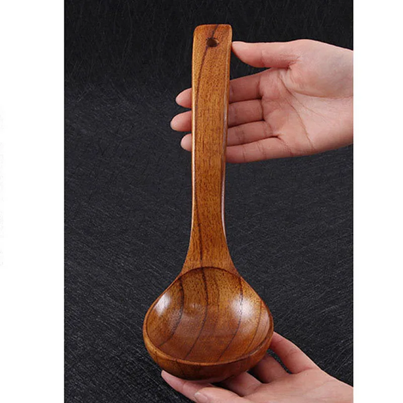 Wooden Cooking Scoop Catering Tableware Wooden Kitchen Utensils 1PC Natural Wood Spoon Soup Ladle
Wooden Cooking Scoop Catering Tableware Wooden Kitchen Utensils 1PC Natural Wood Spoon Soup Ladle