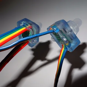 DC12V WS2818 RGB full color addressable LED pixel light;IP68;10cm wire spacing;with color wire;100pcs/string
DC12V WS2818 RGB full color addressable LED pixel light;IP68;10cm wire spacing;with color wire;100pcs/string
