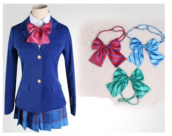 Hot! Cosplay Japanese Anime Game lovelive Cosplay School Uniform Women lovelive Cosplay Costume Set Suit jacket+Tie+Sock
Hot! Cosplay Japanese Anime Game lovelive Cosplay School Uniform Women lovelive Cosplay Costume Set Suit jacket+Tie+Sock