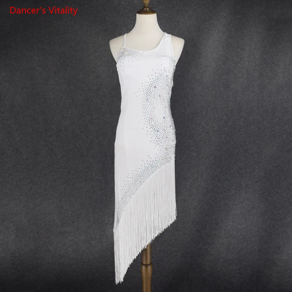 Tassel Latin Dance Dress Women Top Harness Style Back Cross Opening Salsa Tango Rumba Flamengo Latin Dance Competition Costumes
Tassel Latin Dance Dress Women Top Harness Style Back Cross Opening Salsa Tango Rumba Flamengo Latin Dance Competition Costumes