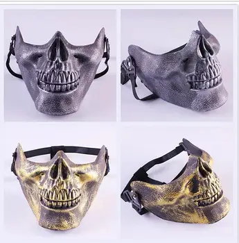 New CS Skull Skeleton Airsoft Paintball Half Face Protective Mask For Halloween Gift 200pcs/lot
New CS Skull Skeleton Airsoft Paintball Half Face Protective Mask For Halloween Gift 200pcs/lot