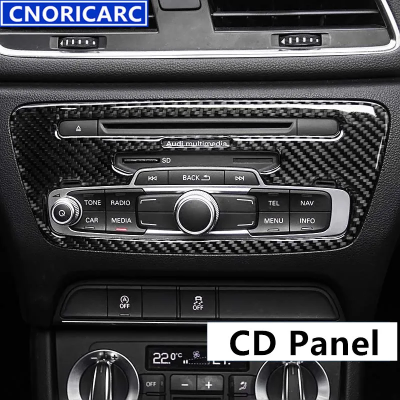 CNORICARC Carbon Fiber Middle Console CD Panel Cover Trim For Audi Q3 2012-16 Air Conditioner Knob Frame Strip Car Accessories
CNORICARC Carbon Fiber Middle Console CD Panel Cover Trim For Audi Q3 2012-16 Air Conditioner Knob Frame Strip Car Accessories