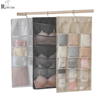 Underwear Bra Storage Bag Double-sided Sock Fabric Hanging Bag Dormitory Wardrobe Wall Hook Artifact Portable Folding Hang Pouch
Underwear Bra Storage Bag Double-sided Sock Fabric Hanging Bag Dormitory Wardrobe Wall Hook Artifact Portable Folding Hang Pouch