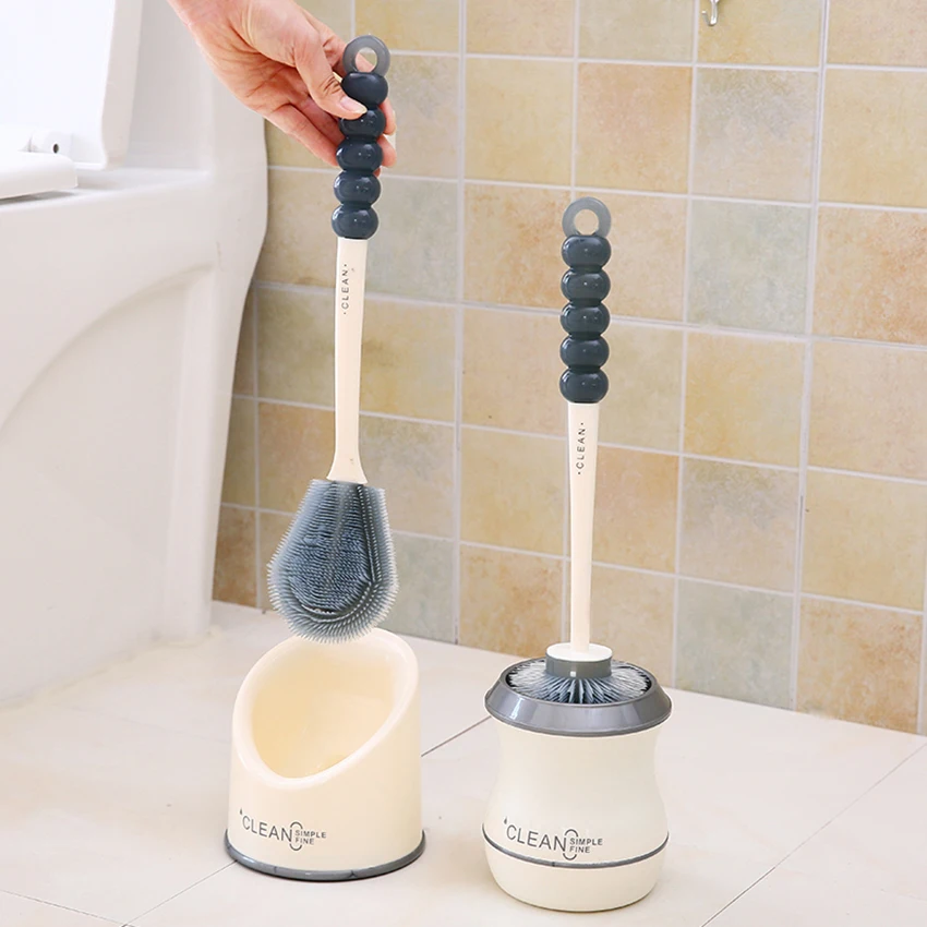 Flat/ Round Type Toilet Cleaning Brush Holder, Fine Pe Bristles, Gourd Long Handle with Hanging Hole, Toilet Deep Clean Brush
Flat/ Round Type Toilet Cleaning Brush Holder, Fine Pe Bristles, Gourd Long Handle with Hanging Hole, Toilet Deep Clean Brush
