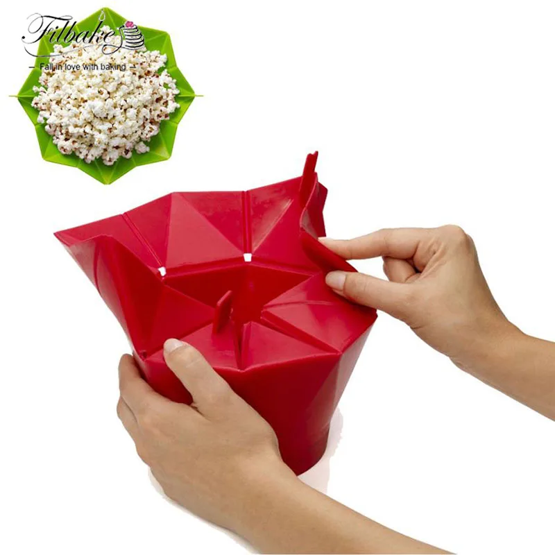 FILBAKE Microwave Silicone Magic Household Popcorn Maker Container Healthy Cooking Ferramentas Cake Tools Baking Accessories
FILBAKE Microwave Silicone Magic Household Popcorn Maker Container Healthy Cooking Ferramentas Cake Tools Baking Accessories