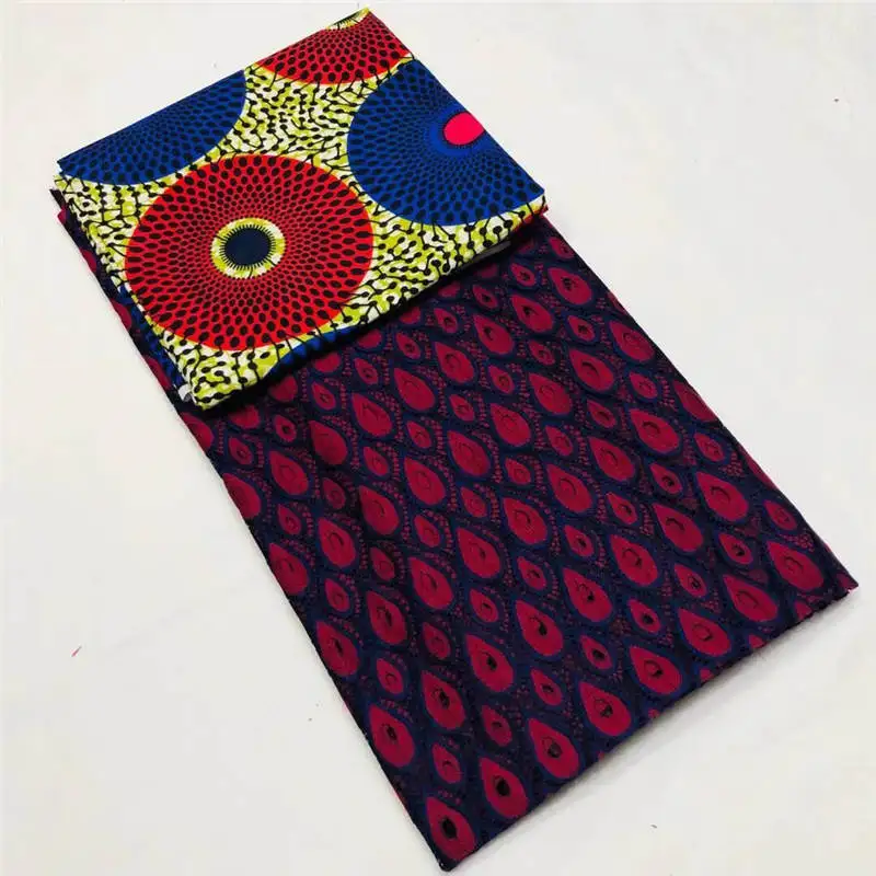 DF!Newest African Real Wax with Water soluble lace fabric 3 yards And French tulle lace 2.5 yards for party dress ! J32290
DF!Newest African Real Wax with Water soluble lace fabric 3 yards And French tulle lace 2.5 yards for party dress ! J32290