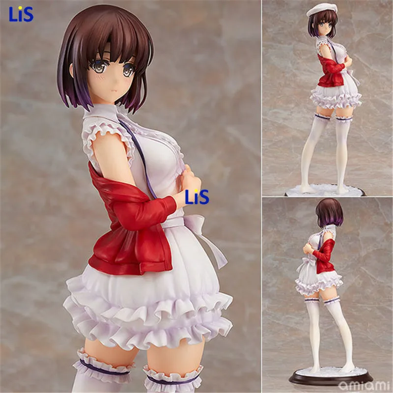 

24cm Anime Saenai Heroine No Sodatekata Katou Megumi Stand Ver. Sexy PVC Figure Collectible Model Toy for Adults