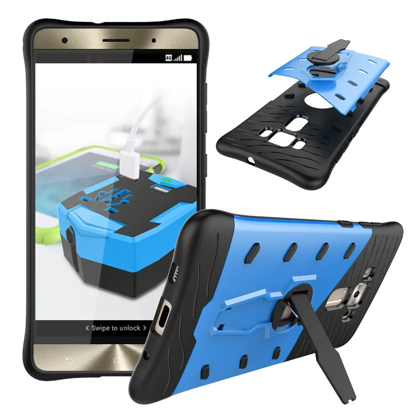 Case For Asus Zenfone 3 Deluxe ZS570KL 5.7" Shockproof TPU+PC Armor Case with Back Holder Case for Asus Zenfone 3 Deluxe ZS570KL
Case For Asus Zenfone 3 Deluxe ZS570KL 5.7" Shockproof TPU+PC Armor Case with Back Holder Case for Asus Zenfone 3 Deluxe ZS570KL