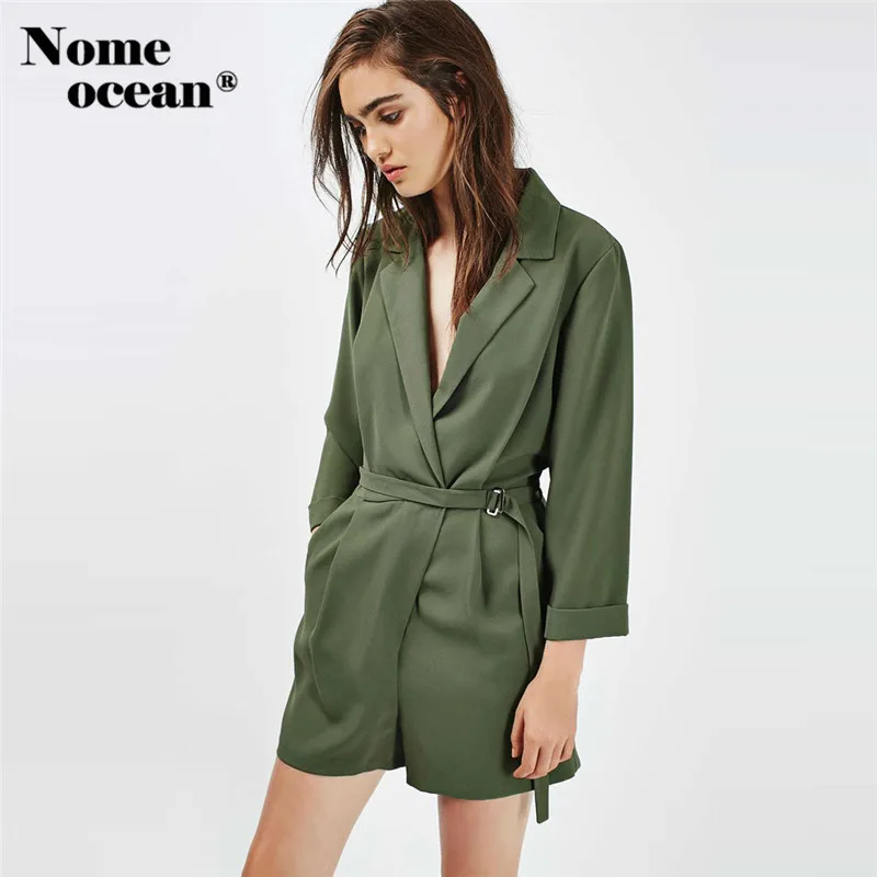 Vogue Blazer Jumpsuits Belted Waist Crossed V-neck Women Shorts OL Solid Color Short Rompers Playsuit Jumpsuits M16102807
Vogue Blazer Jumpsuits Belted Waist Crossed V-neck Women Shorts OL Solid Color Short Rompers Playsuit Jumpsuits M16102807