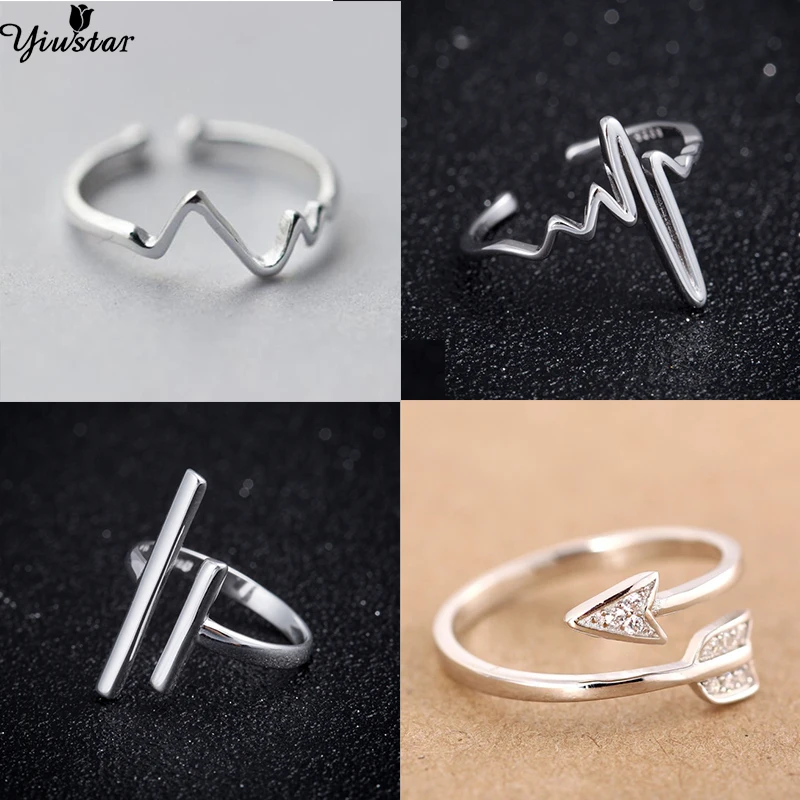 Yiustar Women Rings Heart Arrow Bar Rings for Women Crystal Arrow Ring for Femme Cute Couple Open Ring Drop Shipping
Yiustar Women Rings Heart Arrow Bar Rings for Women Crystal Arrow Ring for Femme Cute Couple Open Ring Drop Shipping
