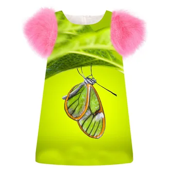 nice Girls Dress Green butterfly print fashion Birthday party winter autumn faux fur sleeve Toddler Kids baby Children Clothing
nice Girls Dress Green butterfly print fashion Birthday party winter autumn faux fur sleeve Toddler Kids baby Children Clothing