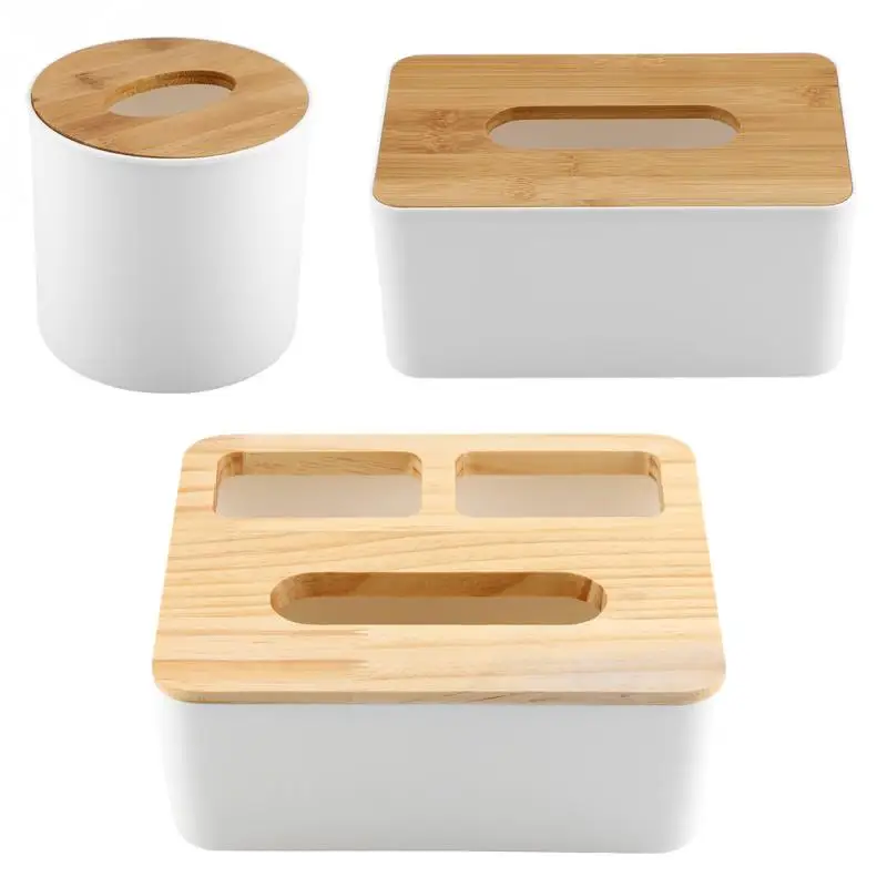 Removable Bamboo Wood Cover Plastic Tissue Box Holder Storage Organizer Fashion Tissue Holder Case for Home Decoration
Removable Bamboo Wood Cover Plastic Tissue Box Holder Storage Organizer Fashion Tissue Holder Case for Home Decoration
