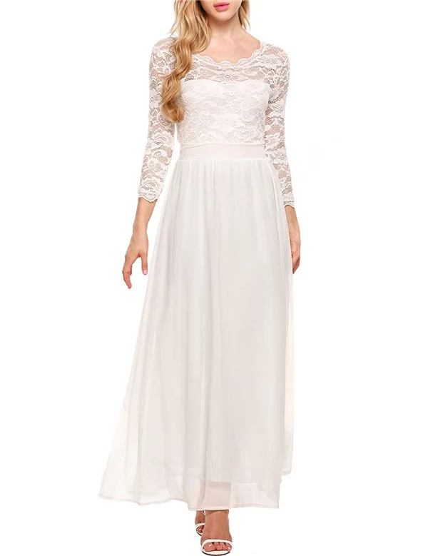 HGTE Women Vintage Elegant Dress o-neck Lace Formal Party Dress three quarter Sleeve A-Line Business Women Dress vestidos
HGTE Women Vintage Elegant Dress o-neck Lace Formal Party Dress three quarter Sleeve A-Line Business Women Dress vestidos