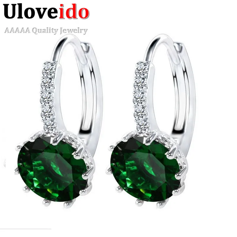 Uloveido Cubic Zirconia Earrings Silver Color Earring Stud Earrings for Women 2017 Wedding Earings Oorringen Dropshipping DML49
Uloveido Cubic Zirconia Earrings Silver Color Earring Stud Earrings for Women 2017 Wedding Earings Oorringen Dropshipping DML49