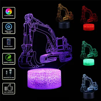 3D Illusion Lamp 7 Color Change Touch Switch LED USB Night Light With Remote Control Desk Lamp Visualization Optical Illusi D#3
3D Illusion Lamp 7 Color Change Touch Switch LED USB Night Light With Remote Control Desk Lamp Visualization Optical Illusi D#3