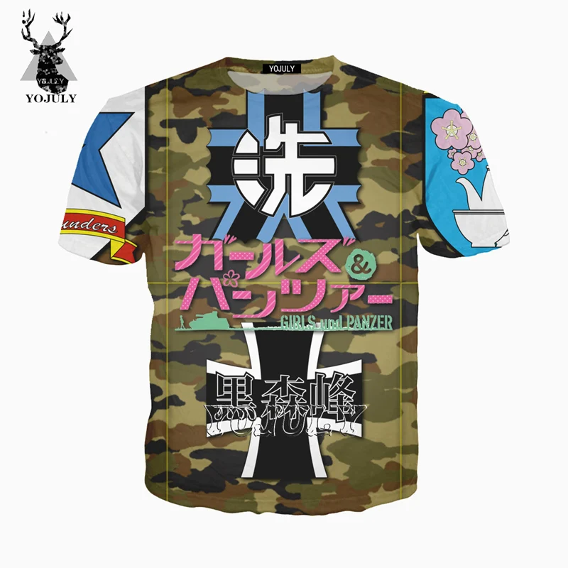 YOJULY 3d Anime National Girls Und Panzer Print t shirt Men Women Streetwear T-Shirt Unisex Fashion Casual Harajuku tshirts SN01
YOJULY 3d Anime National Girls Und Panzer Print t shirt Men Women Streetwear T-Shirt Unisex Fashion Casual Harajuku tshirts SN01
