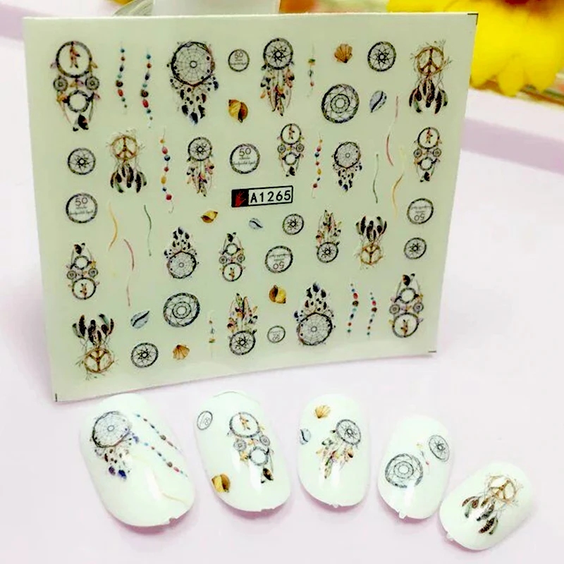 YZWLE 1 Sheet 6.5*5.2CM Net / Feathers Nail Art Water Decal Sticker Fashion Tips Decoration A1265
YZWLE 1 Sheet 6.5*5.2CM Net / Feathers Nail Art Water Decal Sticker Fashion Tips Decoration A1265