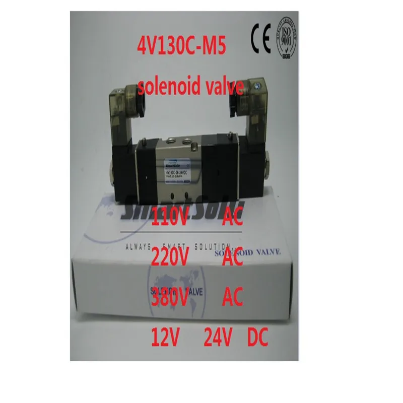 Free shipping solenoid valve 4V130C-M5 Double coil Port M5 220V AC 5 way 3 position control valve with Plug type red LED light
Free shipping solenoid valve 4V130C-M5 Double coil Port M5 220V AC 5 way 3 position control valve with Plug type red LED light
