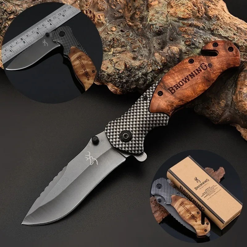 Multi-function Tactical Titanium Blade 440C Stainless Steel Folding Knife Outdoor Hunting Camping EDC Survival Knife Tool
Multi-function Tactical Titanium Blade 440C Stainless Steel Folding Knife Outdoor Hunting Camping EDC Survival Knife Tool
