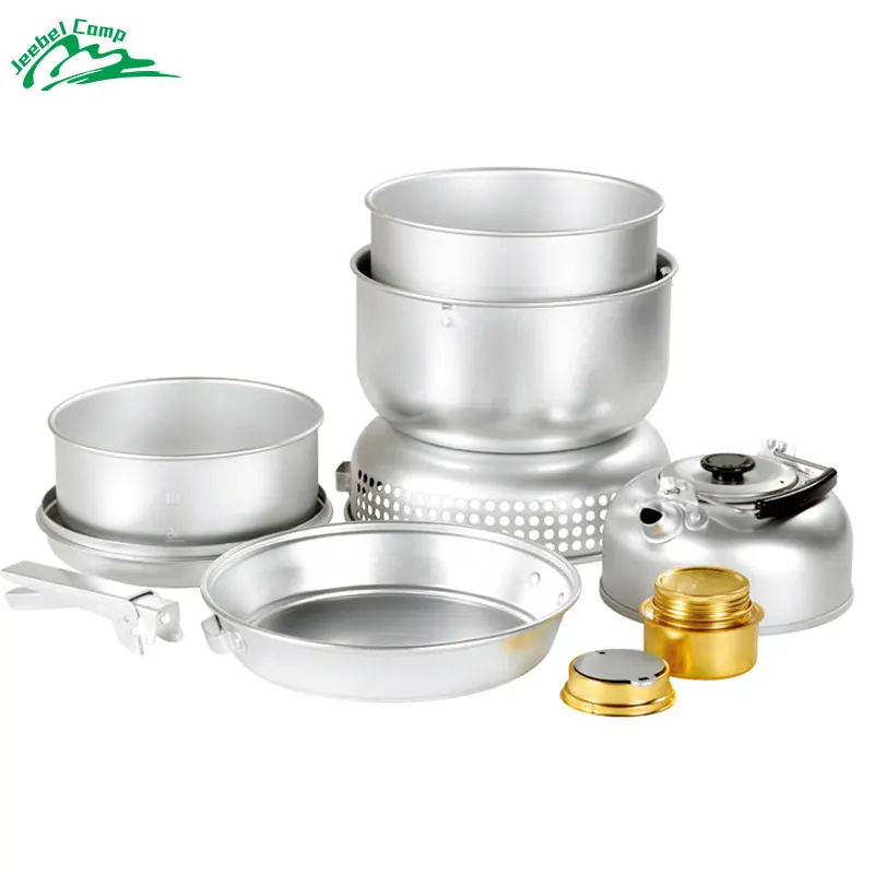 10 pcs/set Windproof Alcohol Stove Backpack Tableware Outdoor Cookware Pot Picnic Burners Teapot Camping Kettle Wind Screen
10 pcs/set Windproof Alcohol Stove Backpack Tableware Outdoor Cookware Pot Picnic Burners Teapot Camping Kettle Wind Screen