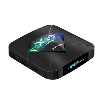 VHXSIN 50PCS/LOT X10 PRO LED Smart TV Box Android 8.1 4GB RAM 64GB ROM Amlogic S905X2
VHXSIN 50PCS/LOT X10 PRO LED Smart TV Box Android 8.1 4GB RAM 64GB ROM Amlogic S905X2