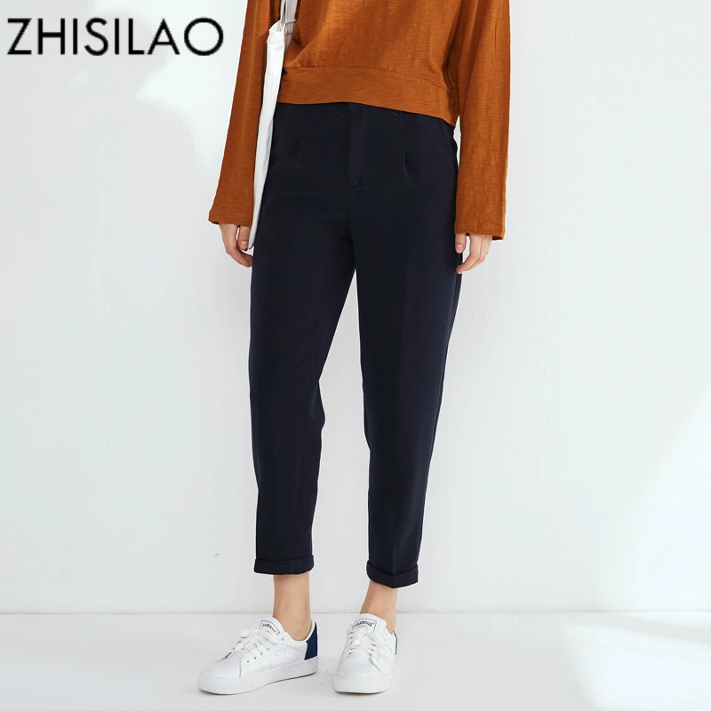 Women Trousers Elegant Autumn Winter 2018 Harem Pants Mulheres Thick Solid Skinny Pants Female Cotton Casual Work Wear Pants
Women Trousers Elegant Autumn Winter 2018 Harem Pants Mulheres Thick Solid Skinny Pants Female Cotton Casual Work Wear Pants