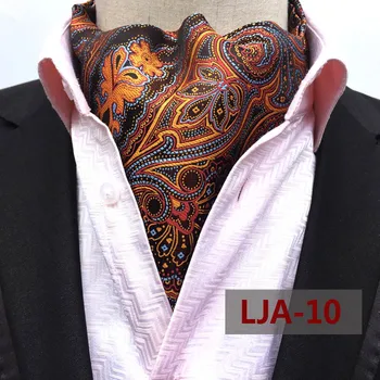 British Style Man Fashion Ascot Wedding Party Collar Neckerchief High Quality Woven with Golden Paisley
British Style Man Fashion Ascot Wedding Party Collar Neckerchief High Quality Woven with Golden Paisley